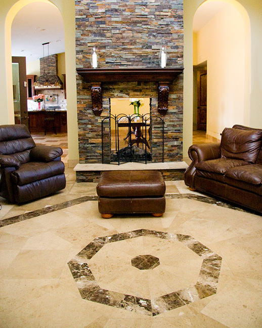Cozy lounge area with comfortable seating, tables, and warm ambient lighting